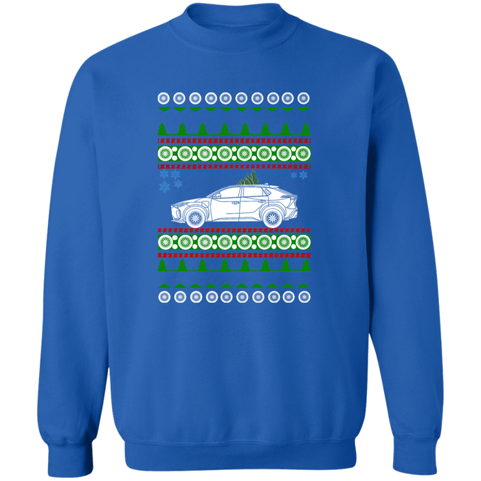 SUV like a Toyota BZ4X Ugly Christmas Sweater Sweatshirt