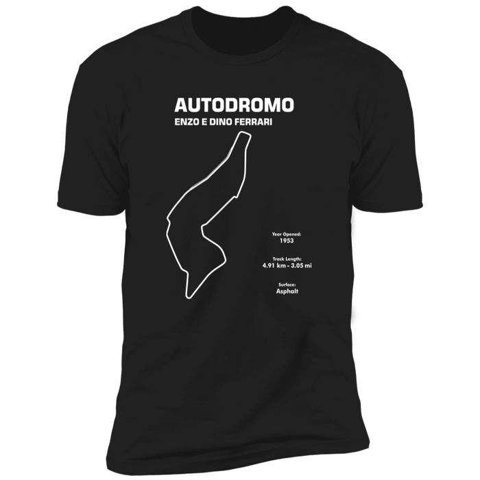 Track Outline Series Autodromo Enzo E Dino Ferrari t-shirt