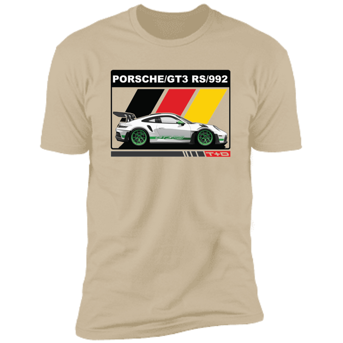 992 GT3 RS 911 Porsche German Flag T-shirt