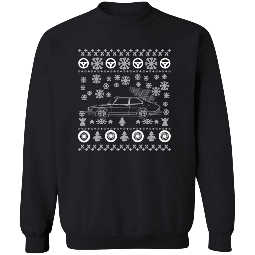 Saab 900 1987-1993 Ugly Christmas Sweater Sweatshirt V2