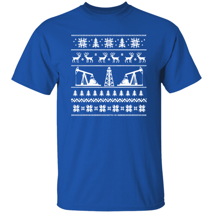 Oil Rigger Ugly Christmas "Sweater" t-shirt