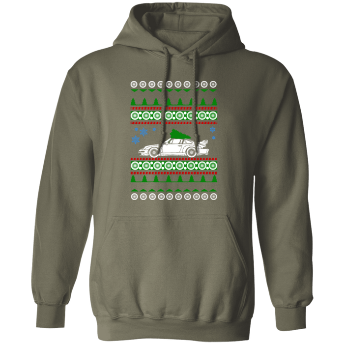 German Car like a 993 Ugly Christmas "sweater" hoodie