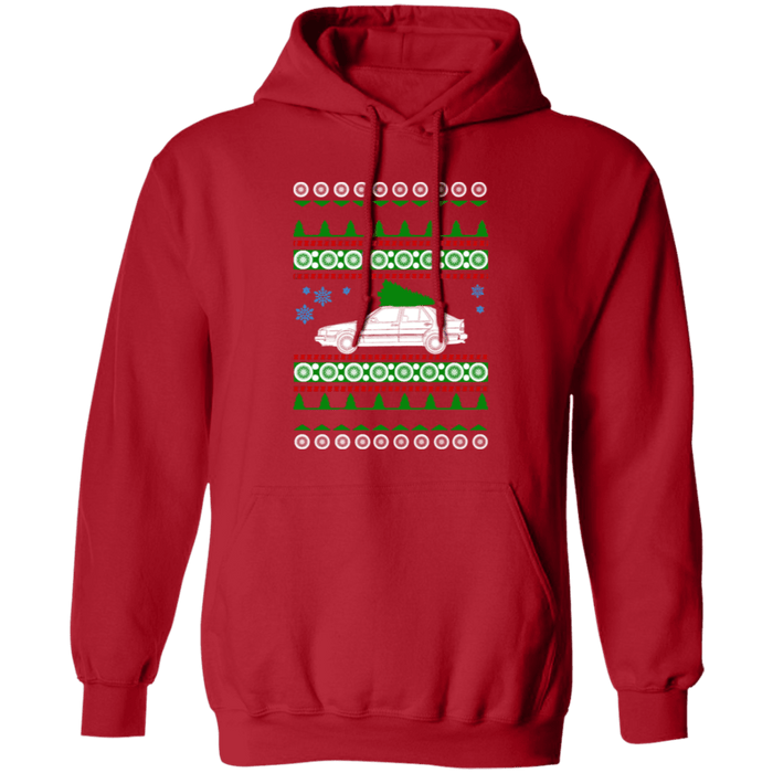 Saab 9000 Ugly Christmas Sweater Hoodie