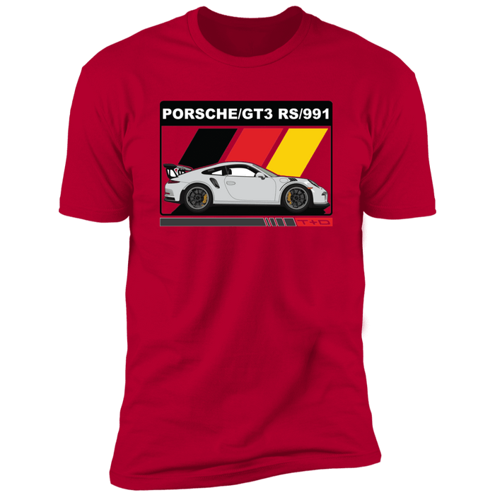 991 GT3 RS German Flag Stripes T-shirt