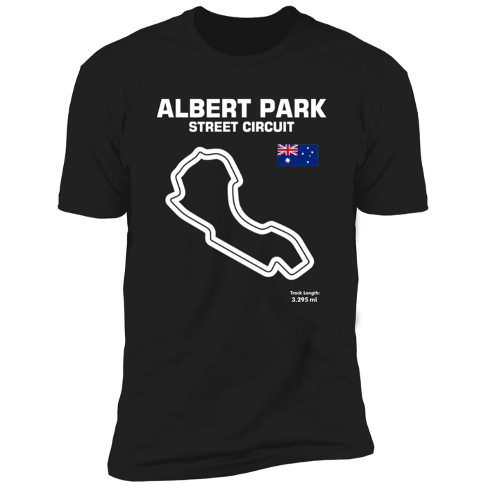 Track Outline Series Albert Park Street Circuit