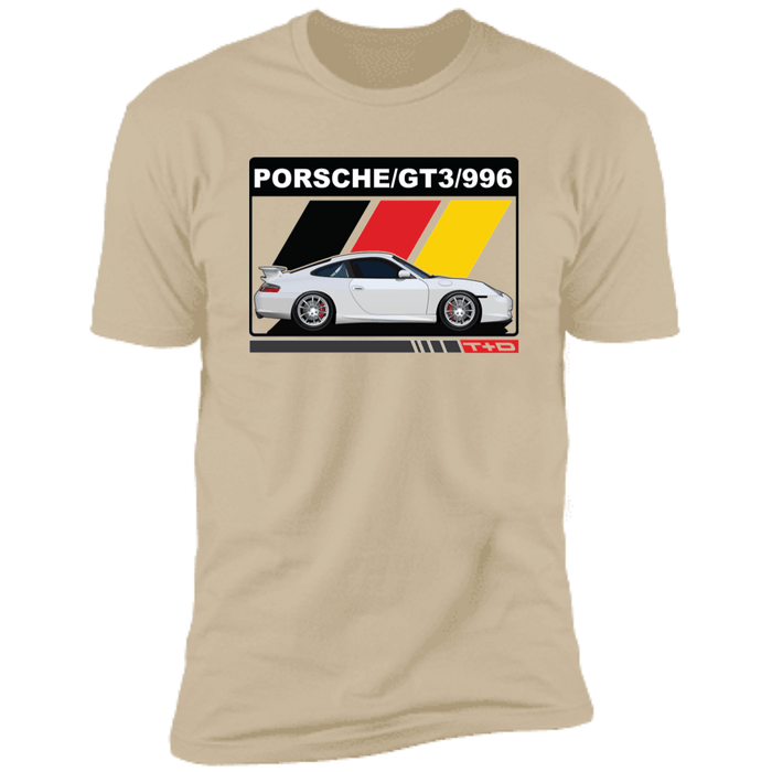 996 GT3 911 Porsche German Flag Stripes T-shirt