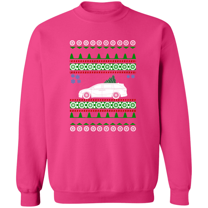 Slammed 2018+ Minivan Ugly Christmas Sweater Sweatshirt