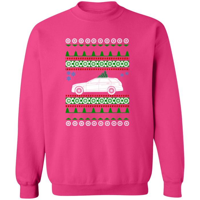 German Wagon like an E63 S212 Ugly Christmas Sweater Sweatshirt 2012