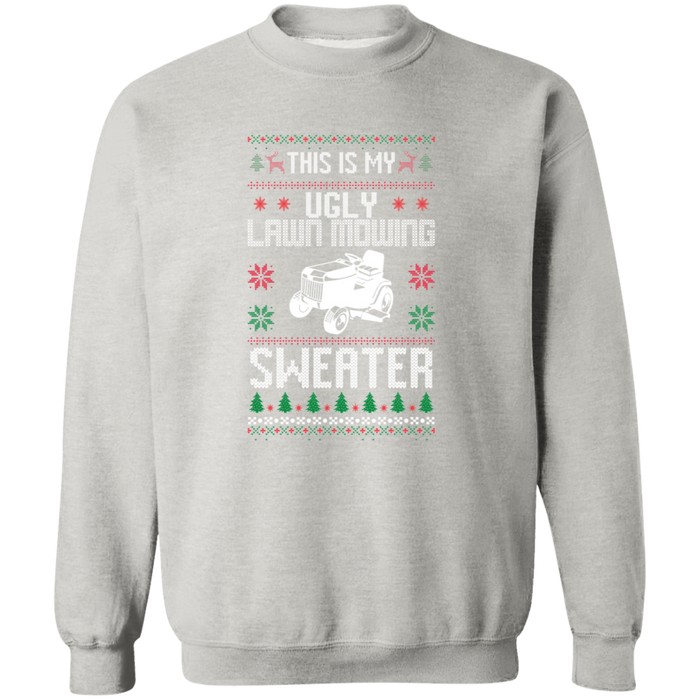 Ugly Lawn Mowing Christmas Sweater Sweatshirt