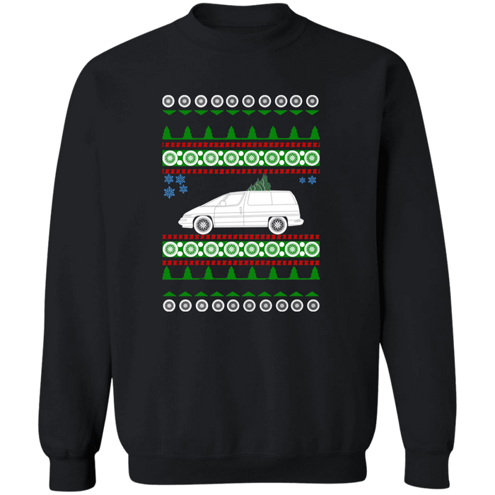 Oldsmobile Silhouette Ugly Christmas Sweater