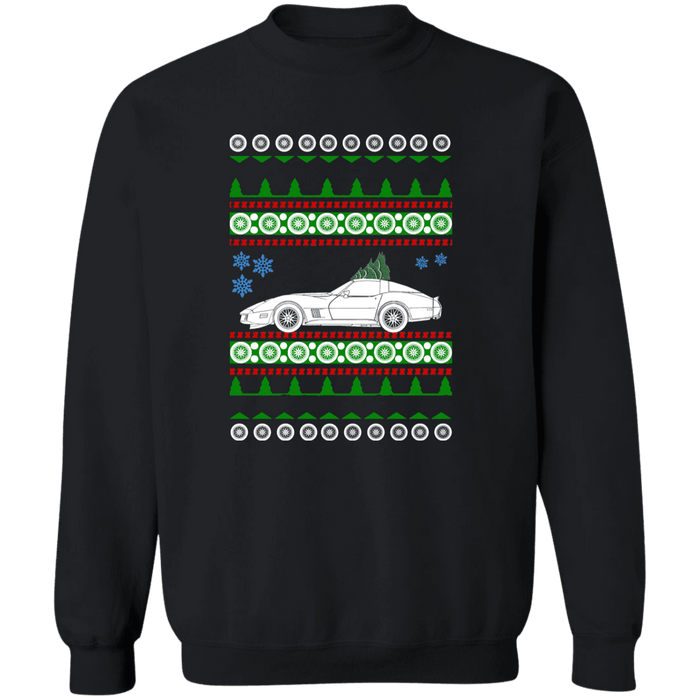 C3 Corvette Ugly Christmas Sweater Sweatshirt 1981 1982