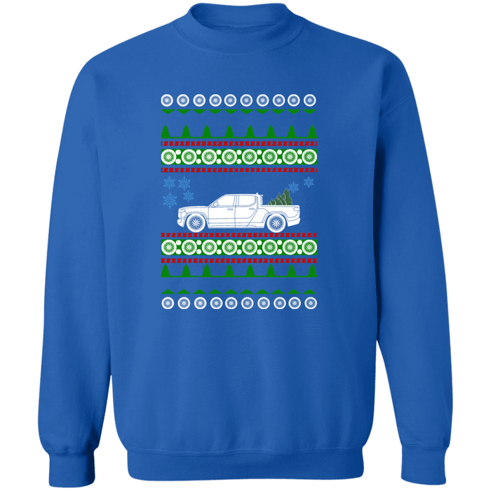 Rivian R1-T Truck Ugly Christmas Sweater Sweatshirt