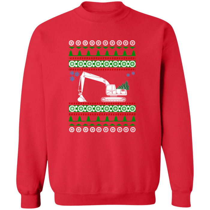 Excavator Ugly Christmas Sweater Sweatshirt