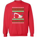 Excavator Ugly Christmas Sweater Sweatshirt