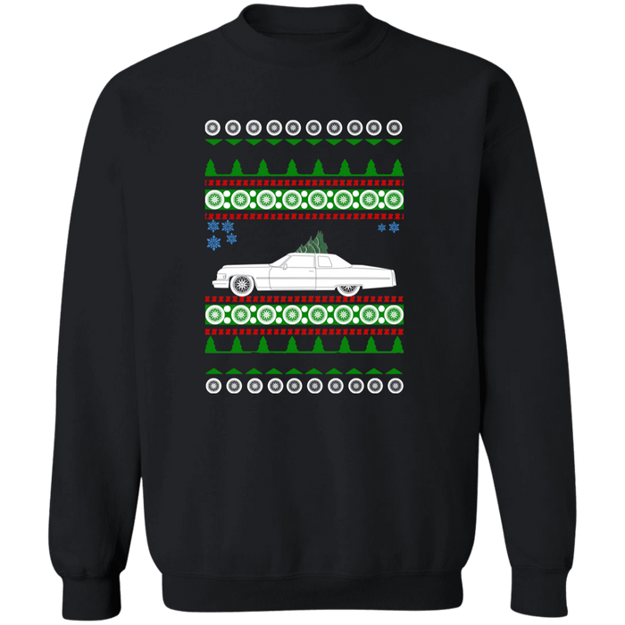 1976 Cadillac Coupe De Ville Ugly Christmas Sweater