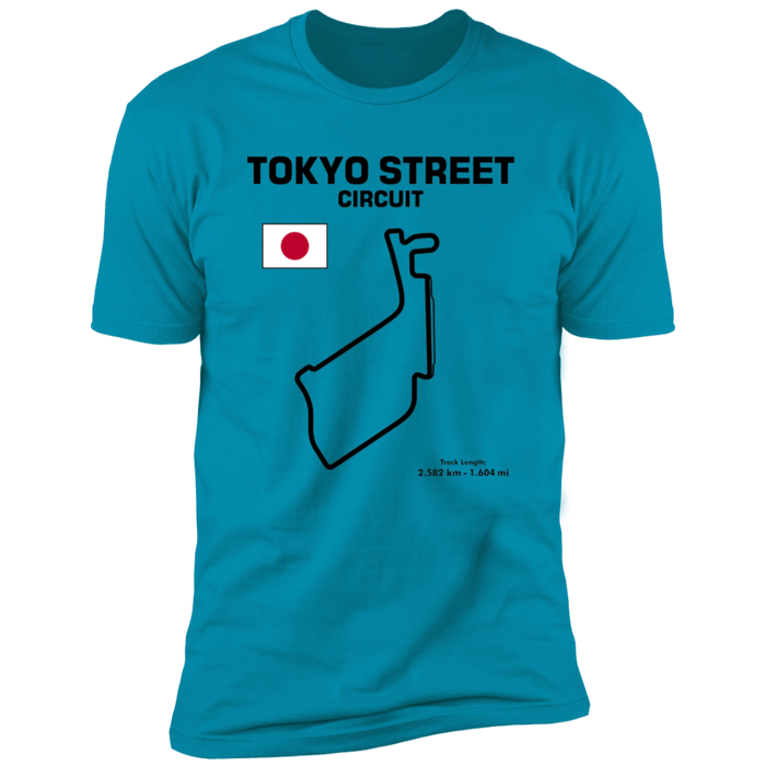 Track Outline Series Tokyo Street Circuit T-shirt