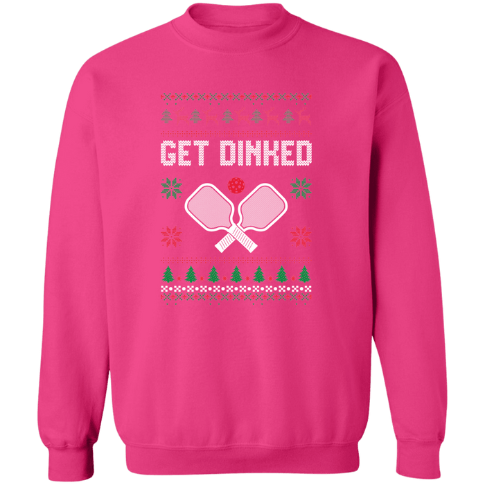 Get Dinked Pickleball Ugly Christmas Sweater Sweatshirt