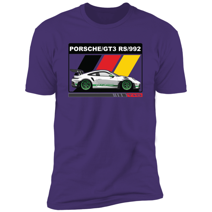 992 GT3 RS 911 Porsche German Flag T-shirt