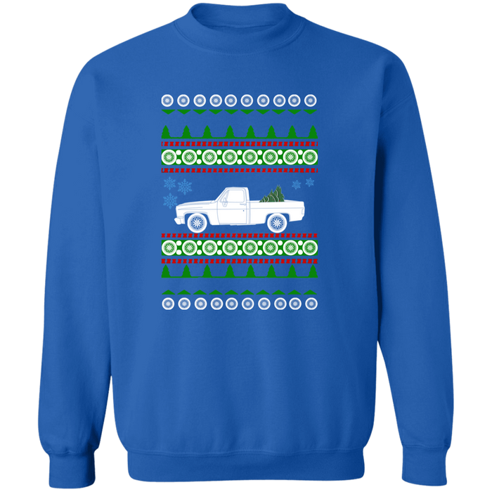 C10 Ugly Christmas Sweater 1985 Short Bed Sweatshirt