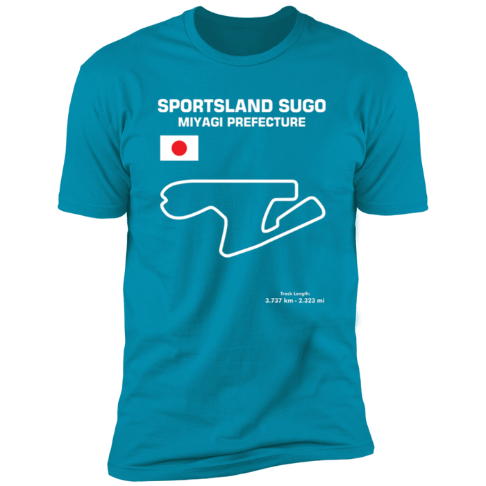 Track Outline Sportsland Sugo Japan T-shirt