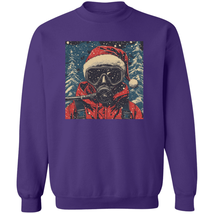 Snowboarder Scuba Ugly Christmas Sweater Jumper