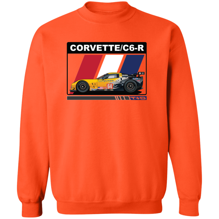 Race Car like a C6-R Sweatshirt