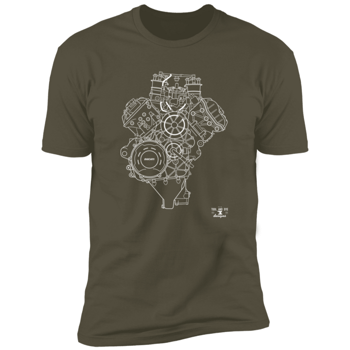 Engine Blueprint Series Ducati Panigale V4 T-shirt