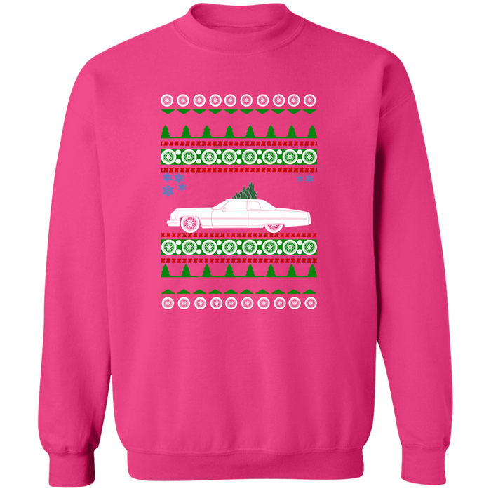 1976 Cadillac Coupe De Ville Ugly Christmas Sweater