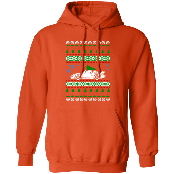 German Car like a 993 Ugly Christmas "sweater" hoodie