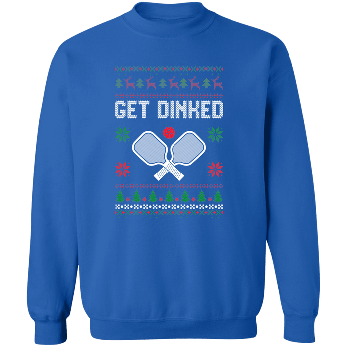 Get Dinked Pickleball Ugly Christmas Sweater Sweatshirt