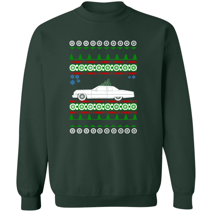 1976 Cadillac Coupe De Ville Ugly Christmas Sweater