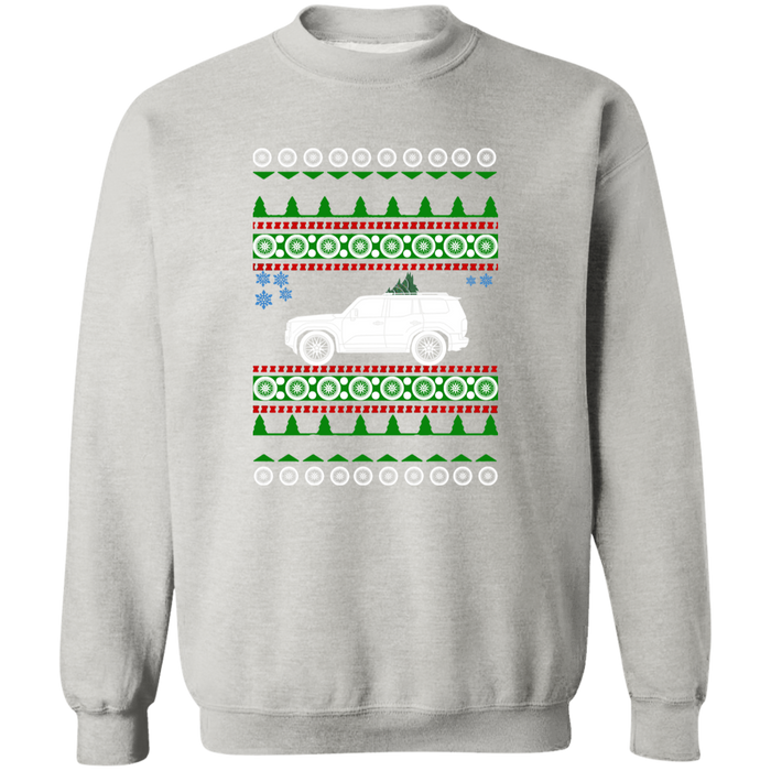 SUV like a 2024 Toyota Land Cruiser Ugly Christmas Sweater Jumper