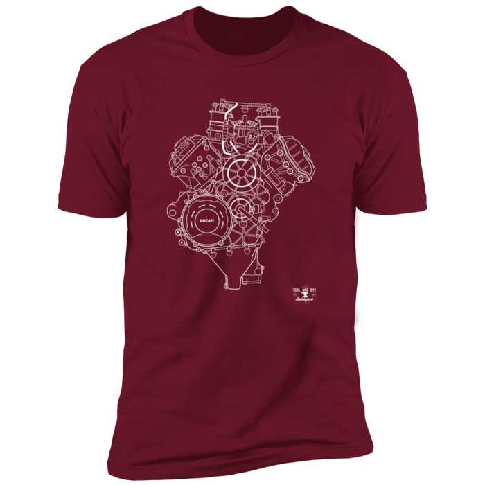 Engine Blueprint Series Ducati Panigale V4 T-shirt