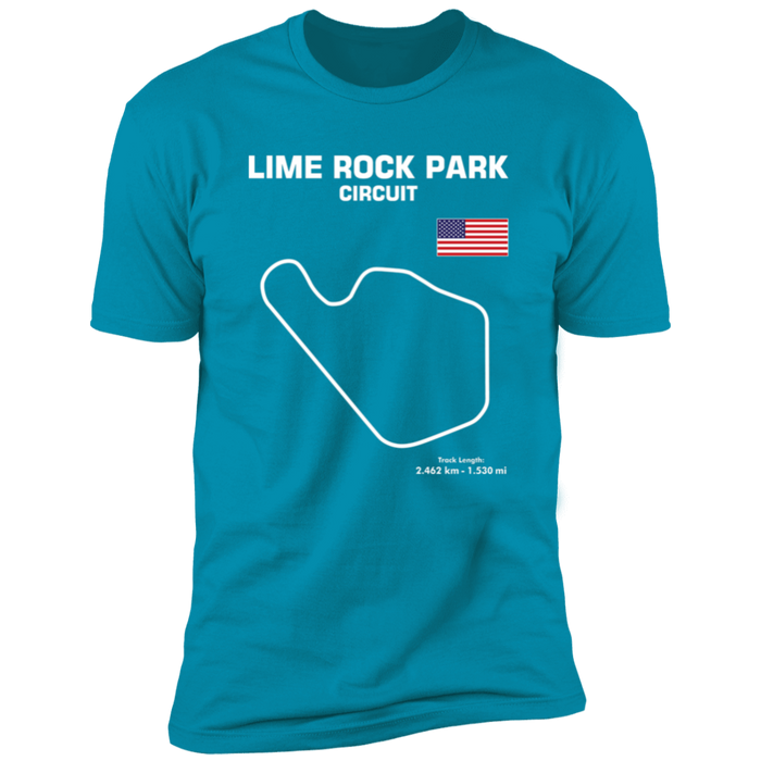 Track Outline Series Lime Rock Park Circuit t-shirt