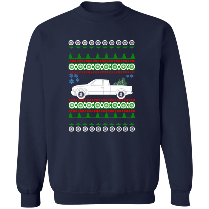 Truck like a 2002 S10 ZR2 Chevy Ugly Christmas Sweater Sweatshirt