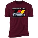 997 GT3 German Flag Stripes T-shirt 911