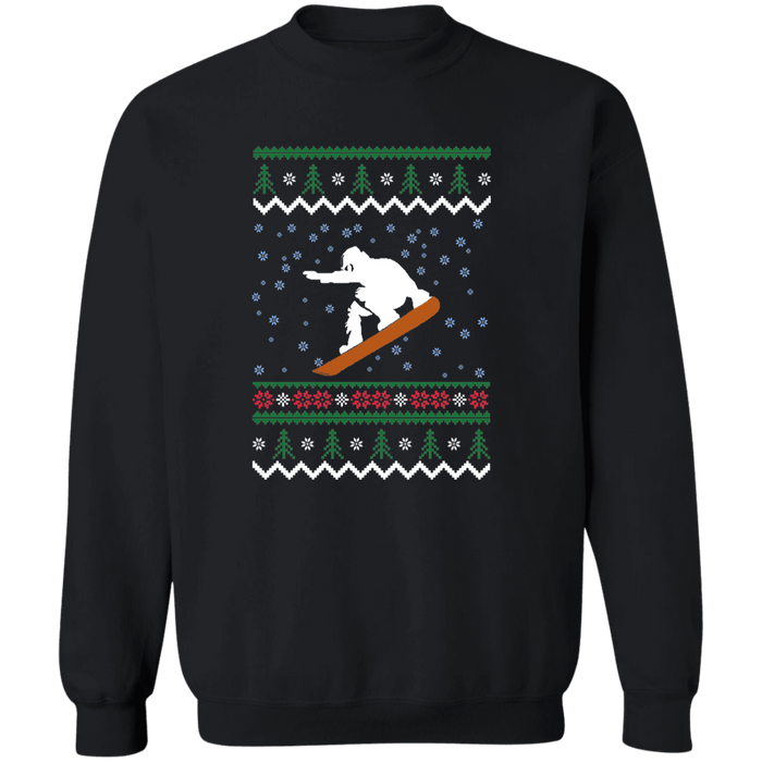 Snowboarding Snowboard Ugly Christmas Sweater Sweatshirt