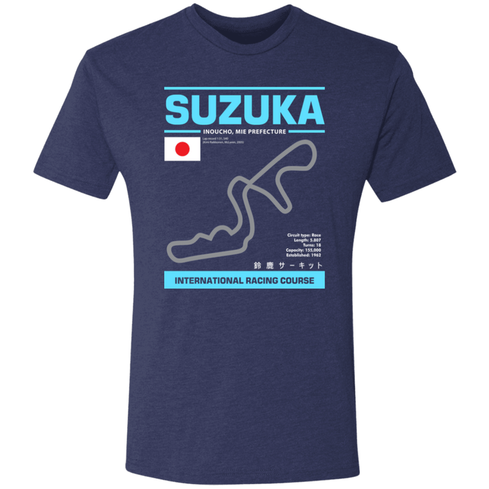 Track Outline Series Suzuka Tri-blend T-shirt