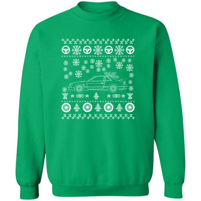 S13 Nissan 240sx Silvia Ugly Christmas Sweater Jumper V2