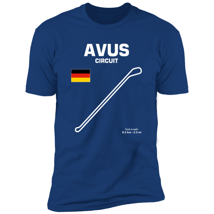 Track Outline Series Avus Germany T-shirt