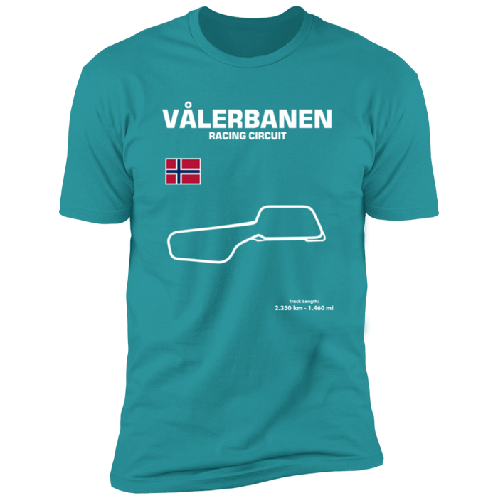 Track Outline Series Valerbanen Racing Circuit T-shirt