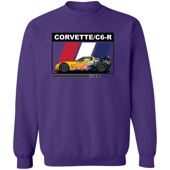 Race Car like a C6-R Sweatshirt