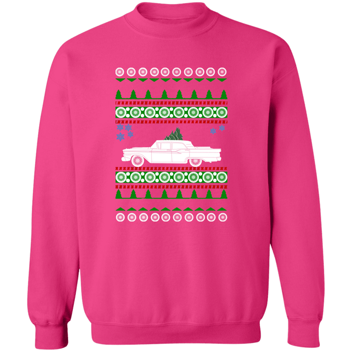 Ford Galaxie 1959 Ugly Christmas Sweater Sweatshirt