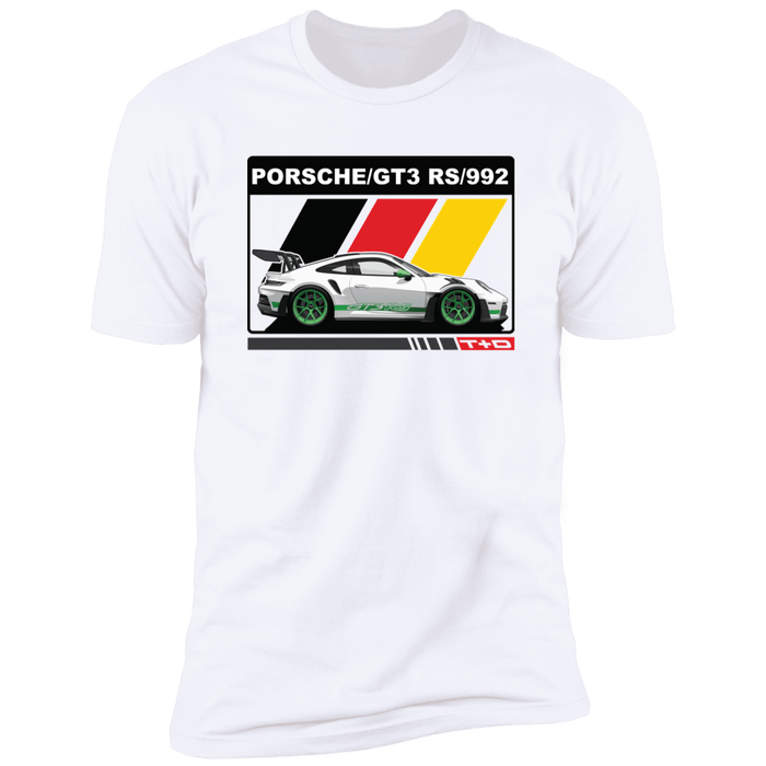 992 GT3 RS 911 Porsche German Flag T-shirt