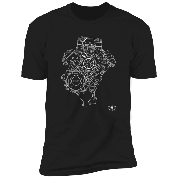 Engine Blueprint Series Ducati Panigale V4 T-shirt