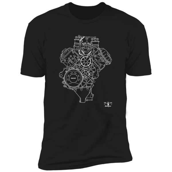 Engine Blueprint Series Ducati Panigale V4 T-shirt