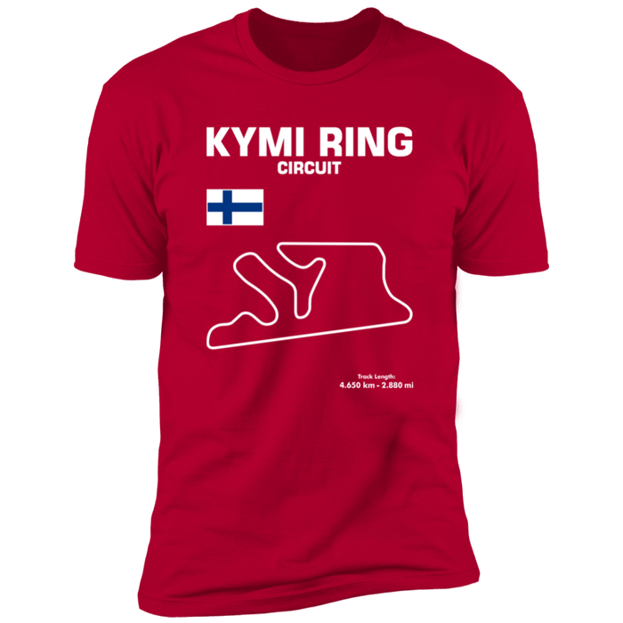 Track Outline Series Kymi Ring Circuit Finland T-shirt