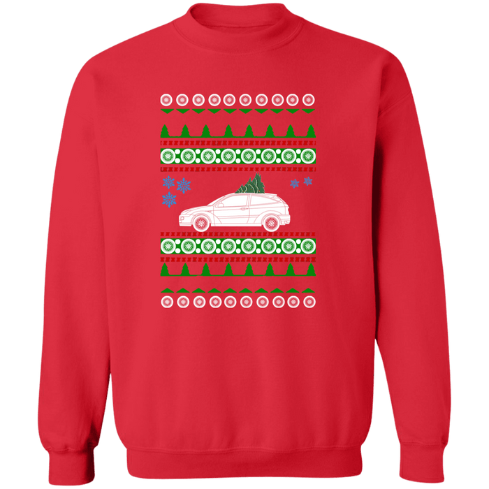 Ford Focus 1st gen 1998 Ugly Christmas Sweater Sweatshirt