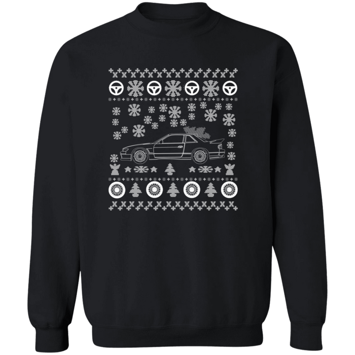 S13 Nissan 240sx Silvia Ugly Christmas Sweater Jumper V2