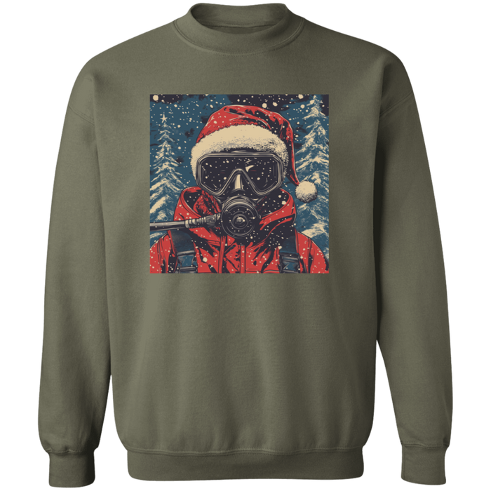 Snowboarder Scuba Ugly Christmas Sweater Jumper